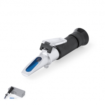 Refractómetro manual portátil para medición de grados Brix
