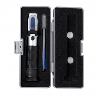Refractómetro manual portátil para medición de grados Brix