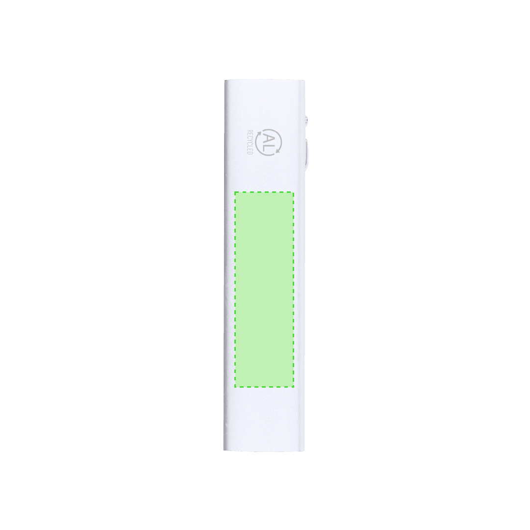 Powerbank de Aluminio Reciclado de 2600 mAh