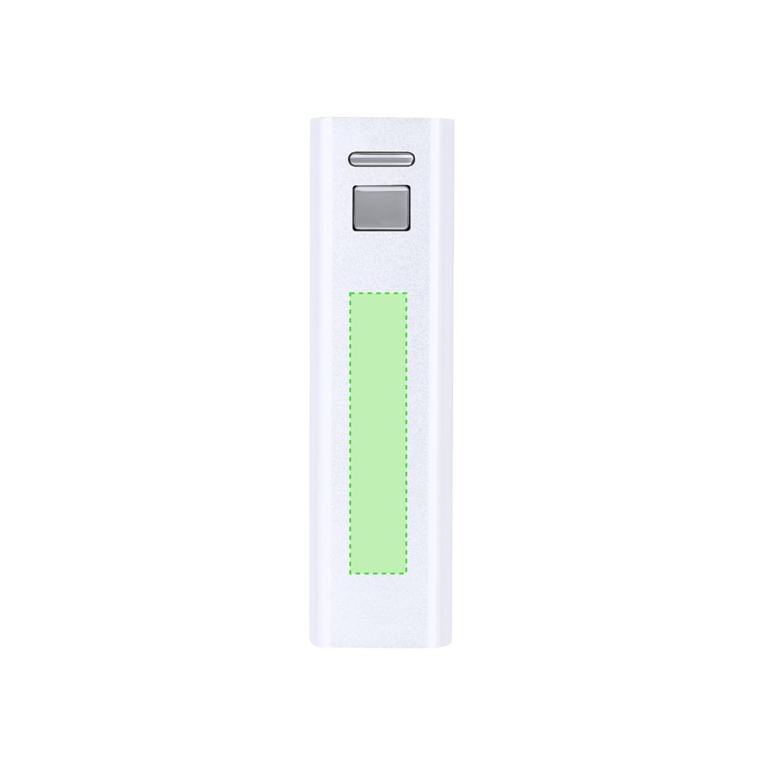 Powerbank de Aluminio Reciclado de 2600 mAh