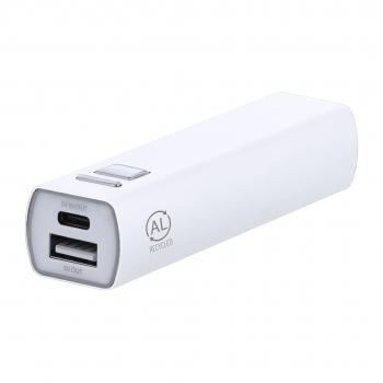 Powerbank de Aluminio Reciclado de 2600 mAh