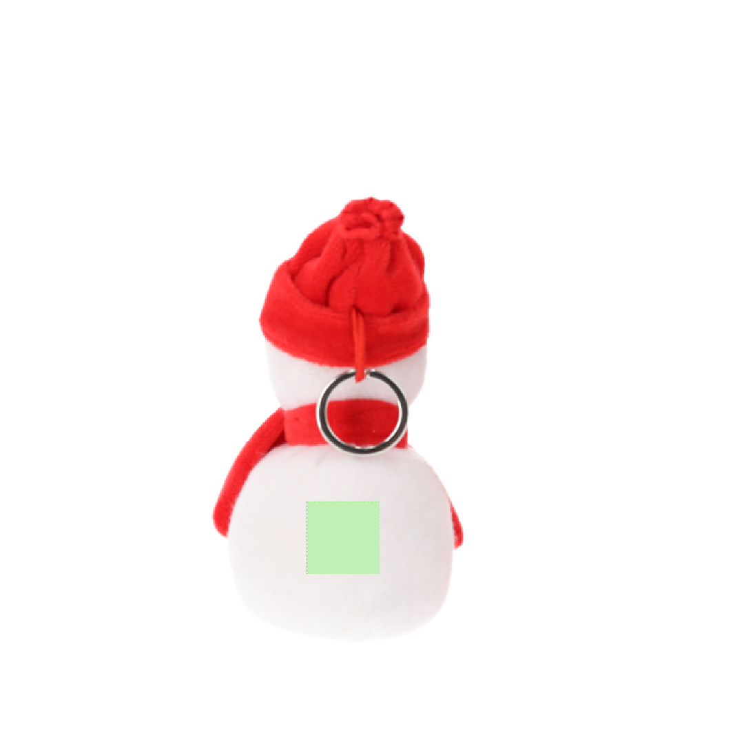 Llavero peluche navideño Cardix — 3 diseños (Reno, Muñeco de Nieve, Oso), poliéster suave