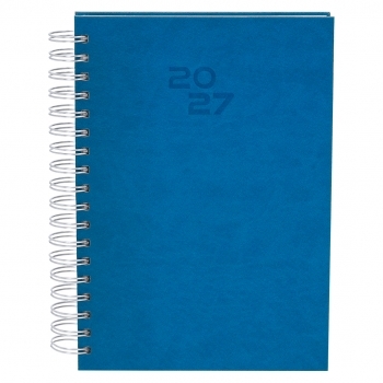 Agenda profesional de polipiel con página por día y estuche regalo