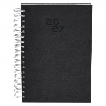 Agenda profesional de polipiel con página por día y estuche regalo