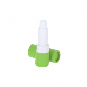 Bálsamo labial SPF15 de cartón reciclado FSC con aroma vainilla certificado