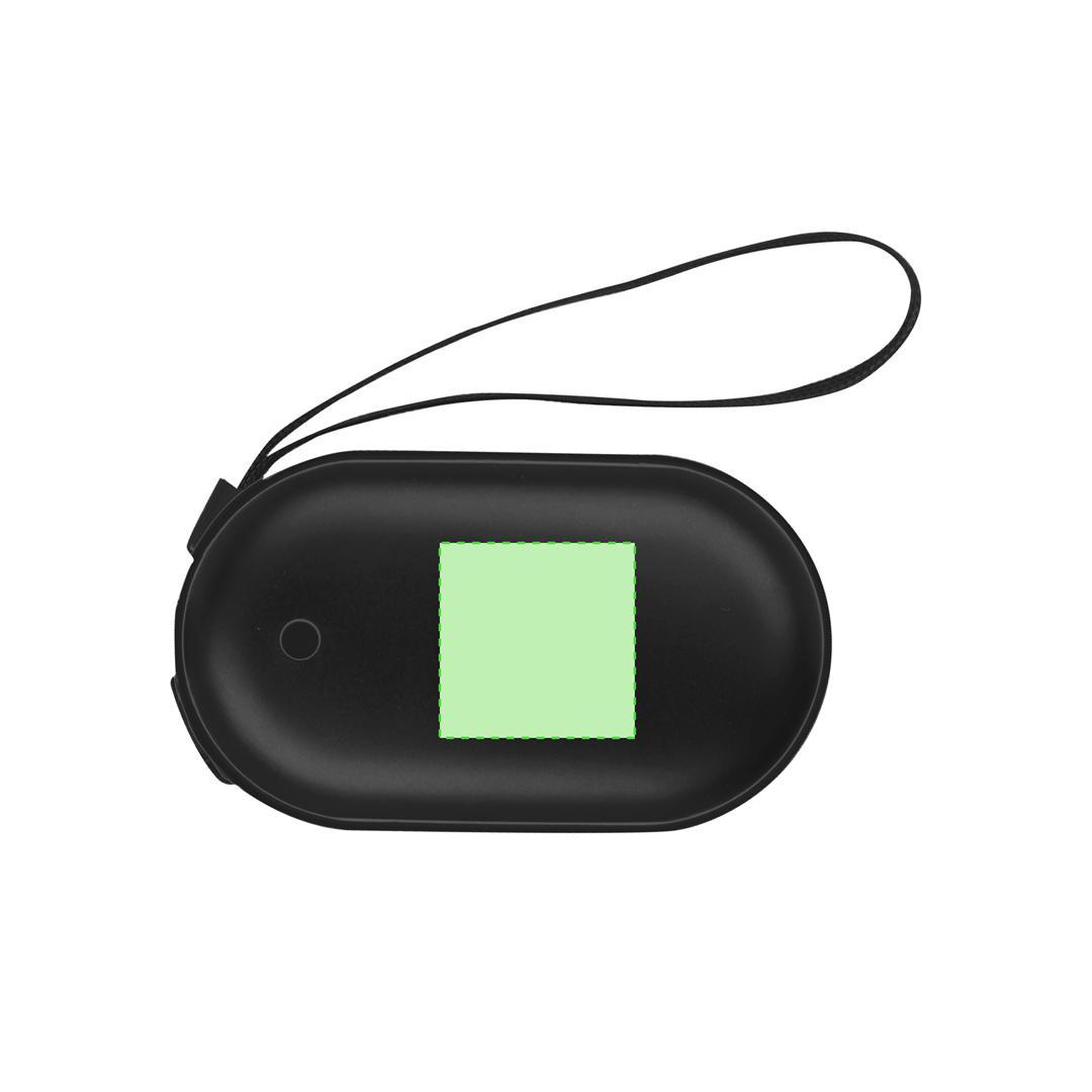 Powerbank calentador de manos de aluminio con 3 posiciones de temperatura y 4000 mAh