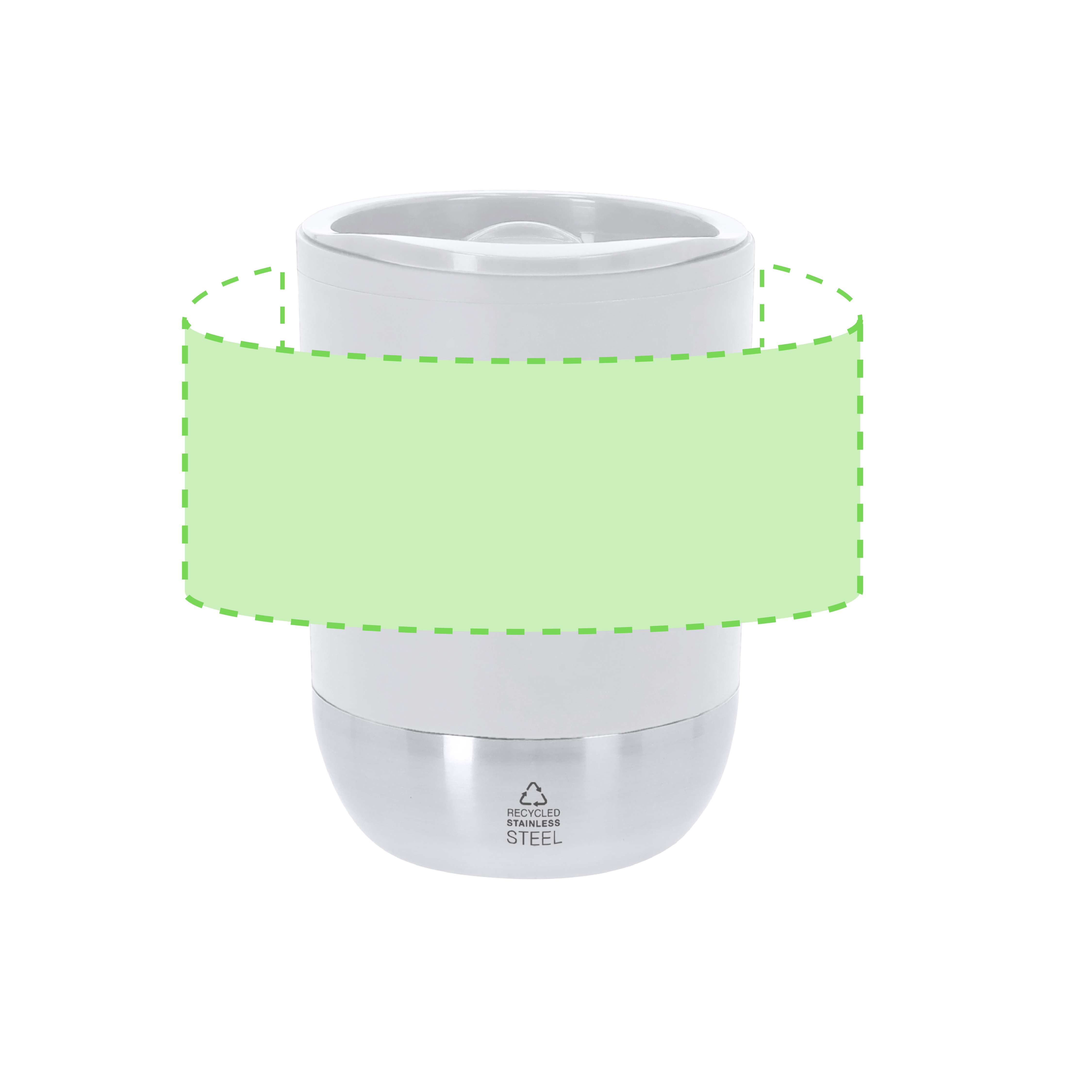Vaso térmico eco de acero reciclado 290 ml