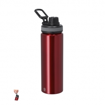 Botella gigante de aluminio reciclado para hidratación continua 800 ml