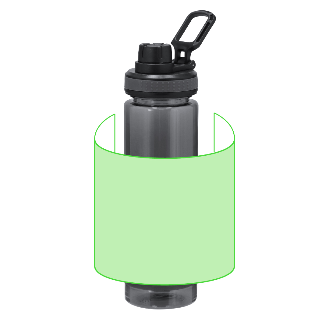 Bidón deportivo dinámico de RPET 700 ml