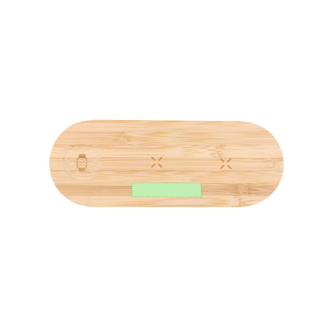 Cargador inalámbrico de Bambú 15W