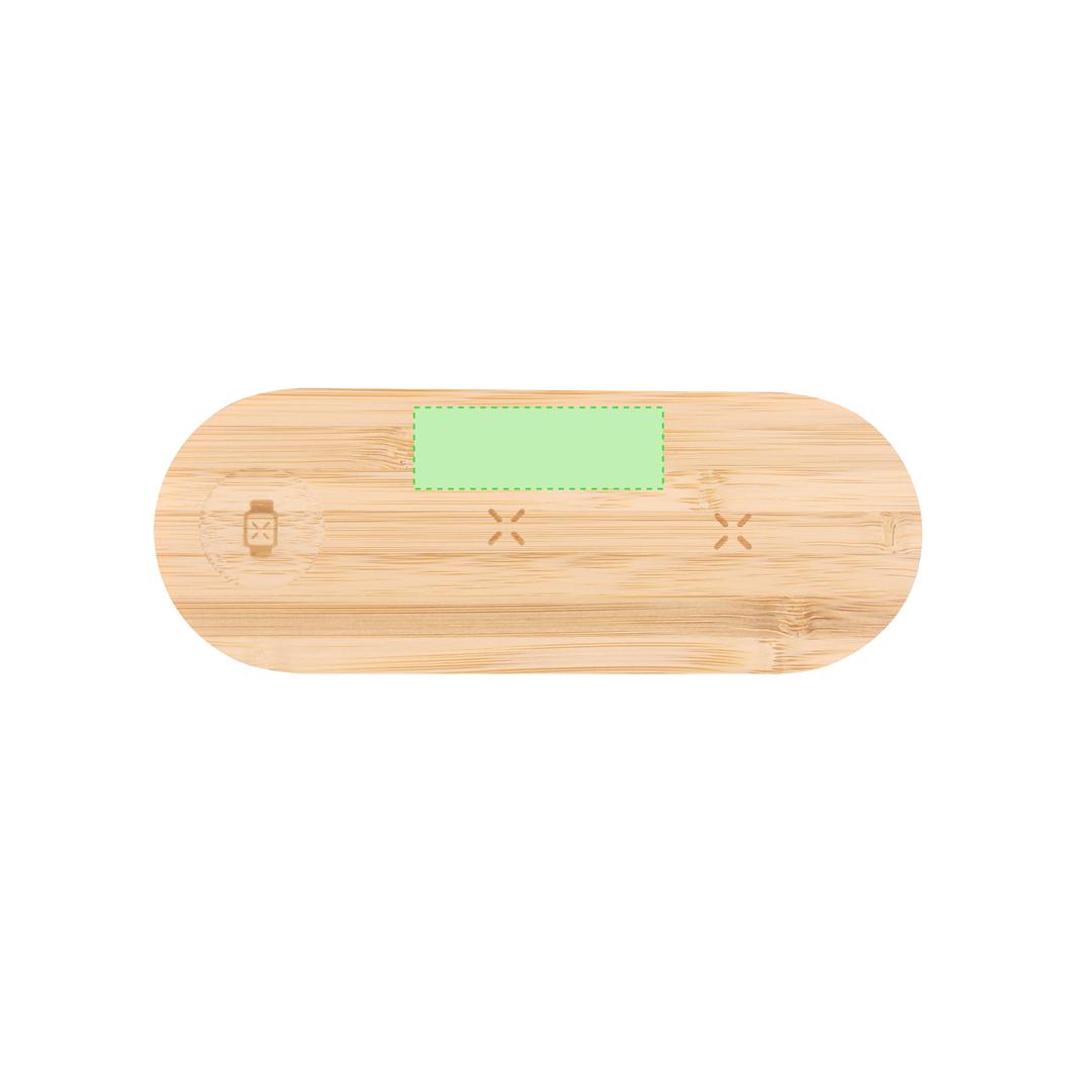 Cargador inalámbrico de Bambú 15W