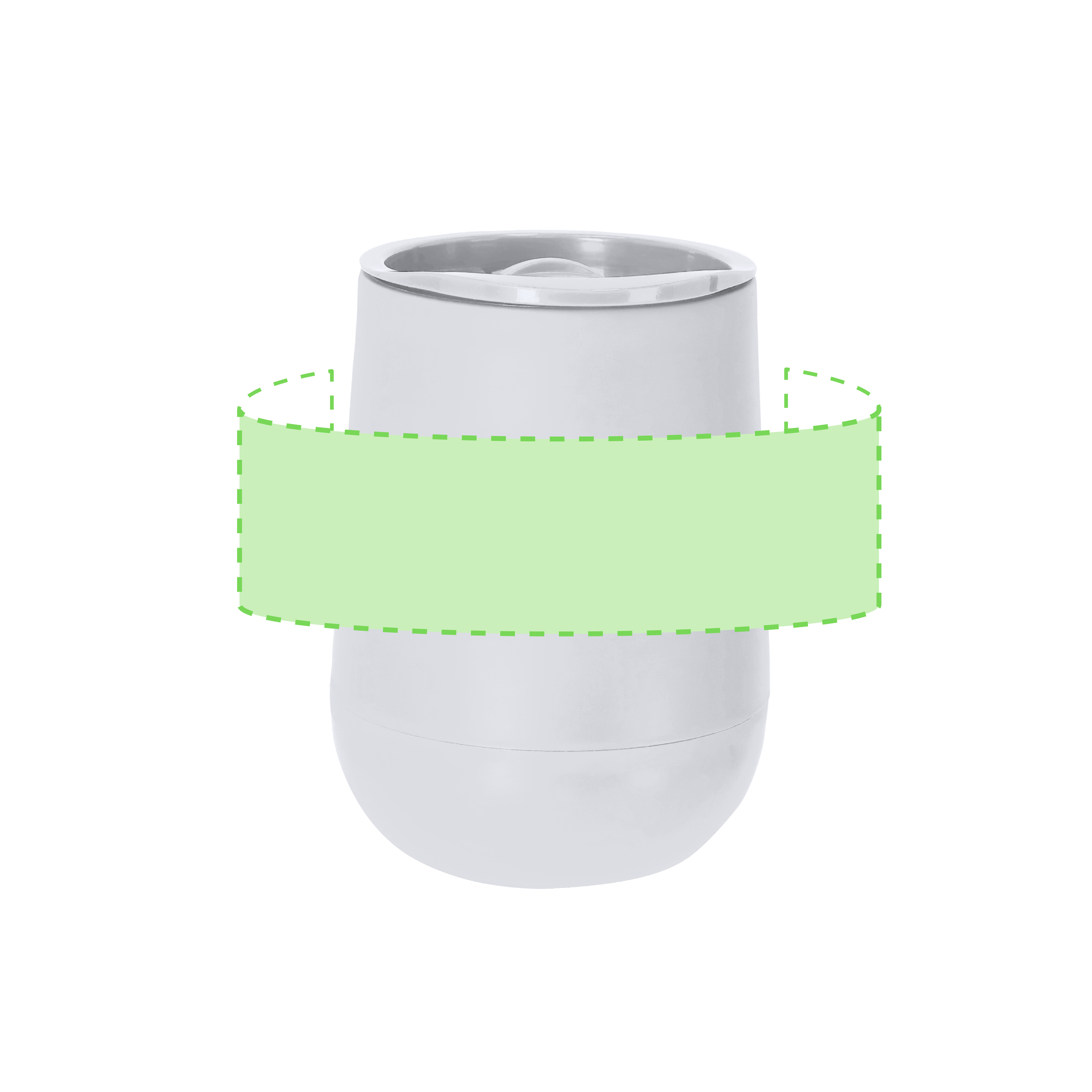 Vaso térmico eco de PP reciclado 320 ml