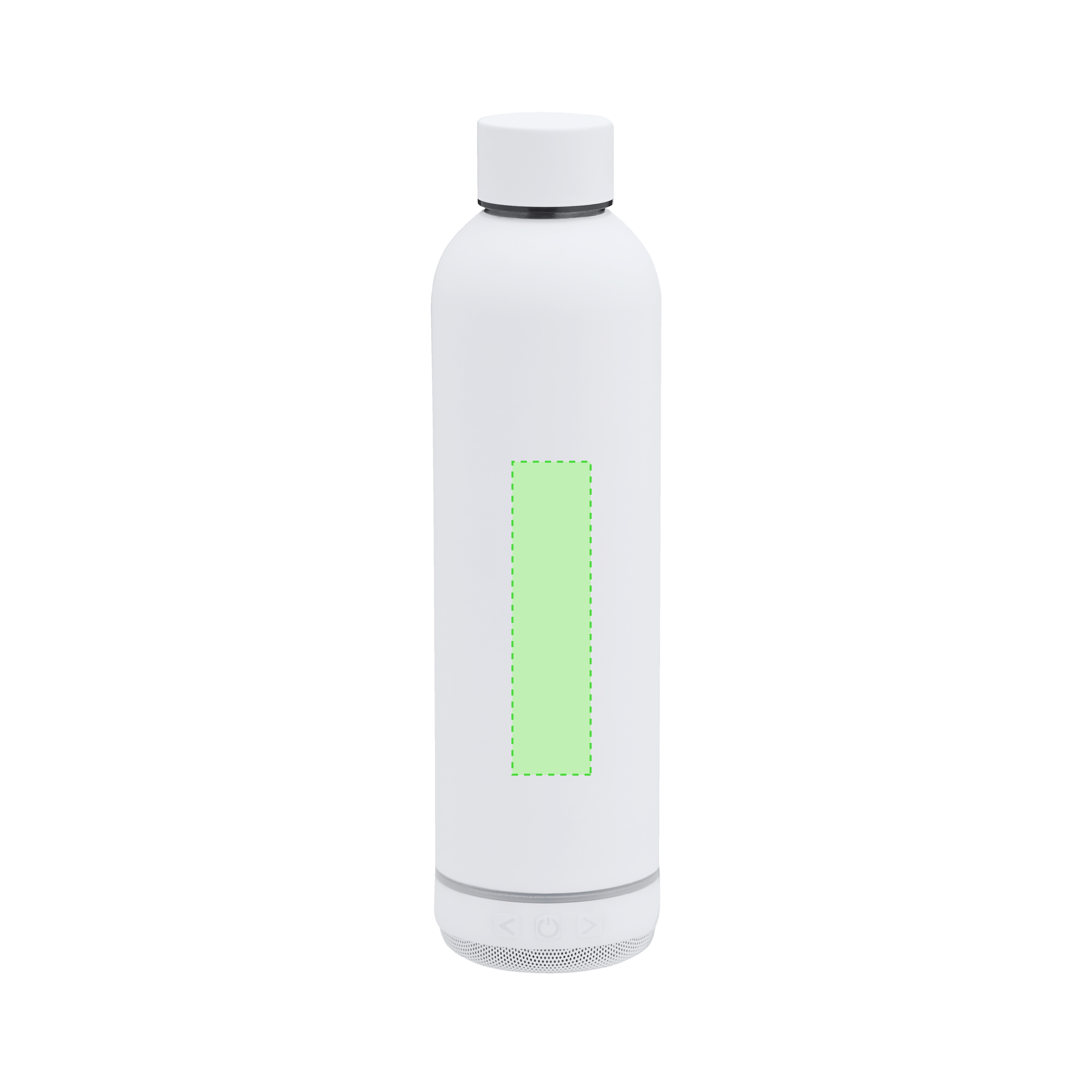 Bidón térmico de acero inox doble pared 540 ml con altavoz Bluetooth 5.3 de 3W integrado