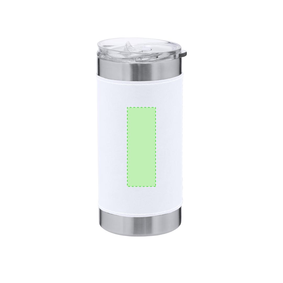 Vaso térmico de acero con banda de agarre de poliuretano 530 ml