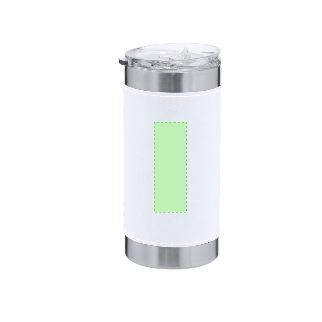 Vaso térmico de acero con banda de agarre de poliuretano 530 ml