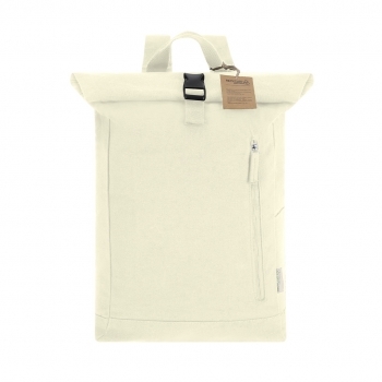 Mochila de canvas 100% reciclado 390 g/m² con cierre de hebilla y velcro