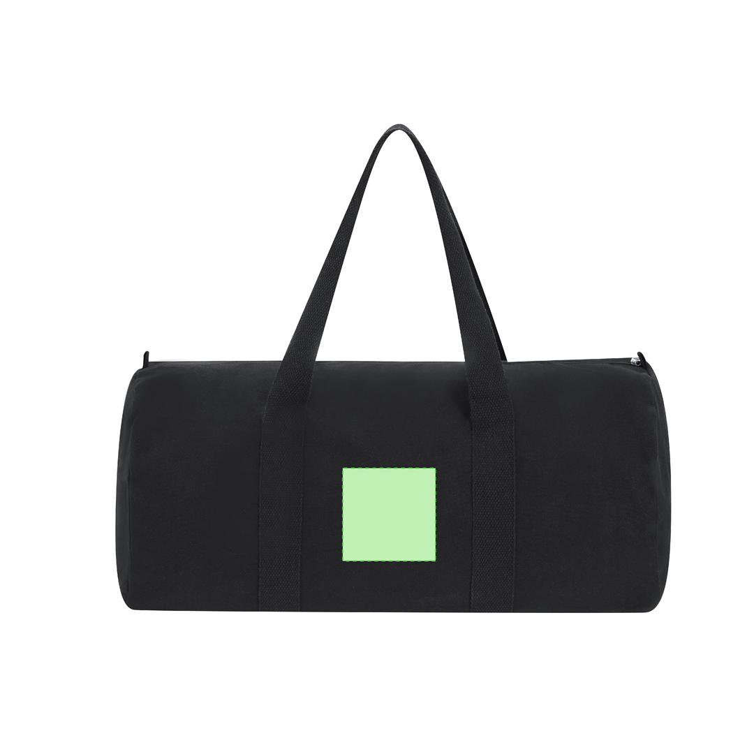 Bolso de canvas reciclado 100% 280 g/m² con asas alrededor y logotipo Algodón Reciclado