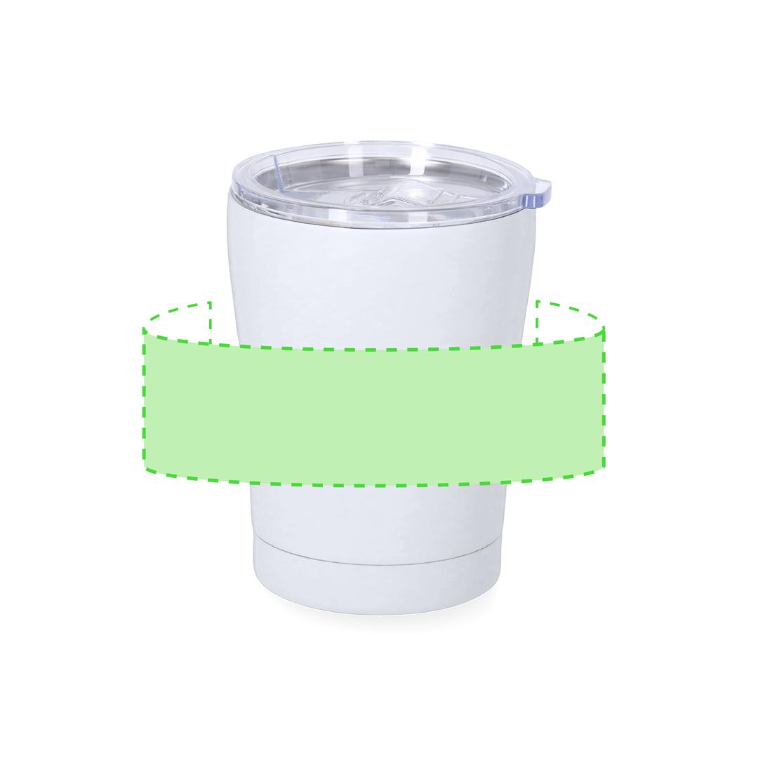 Vaso térmico premium tacto caucho 350 ml