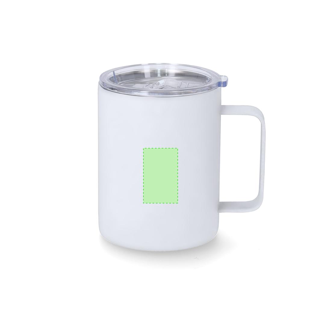 Taza térmica de oficina tacto caucho 400 ml