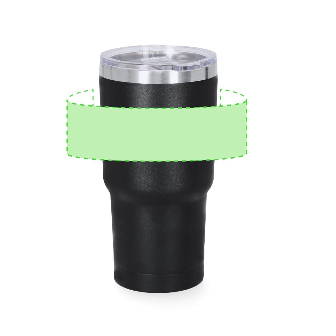 Vaso térmico de acero inoxidable con tapa hermética 530 ml