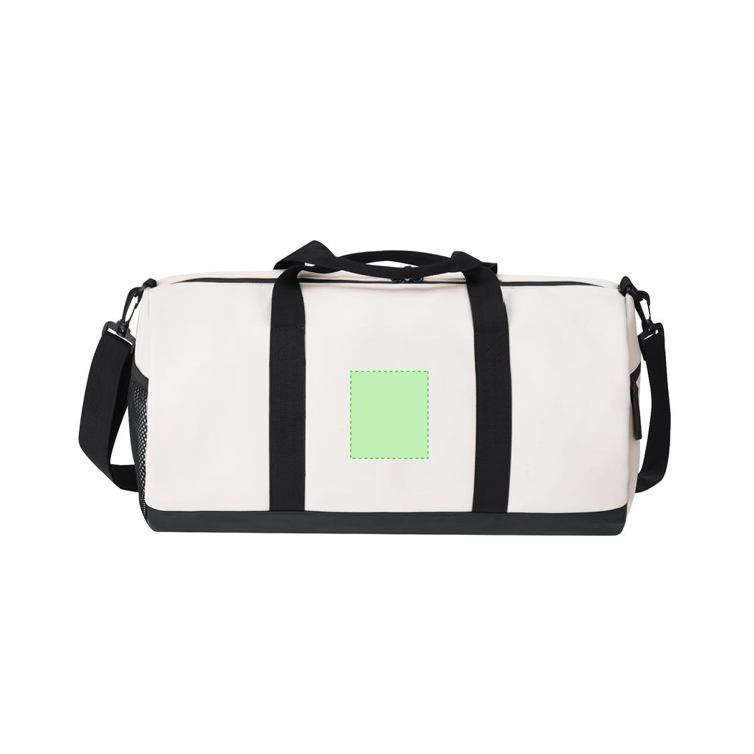 Bolso de PU con cremallera invisible de doble tirador, 3 bolsillos interiores y bandolera
