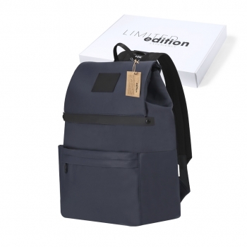 Mochila premium de PU Limited Edition con compartimento para portátil 15