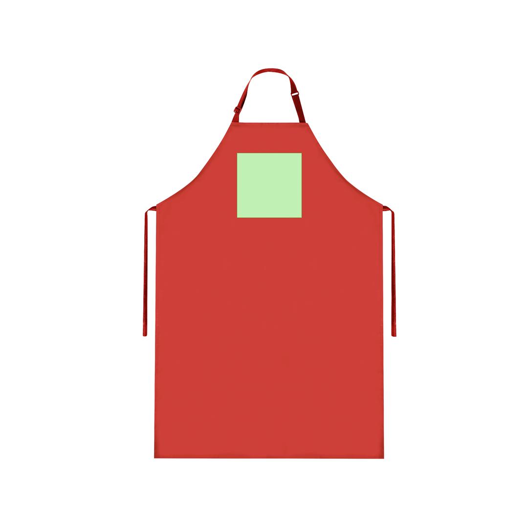 Delantal de cocina de poliéster y PVC impermeable resistente al agua
