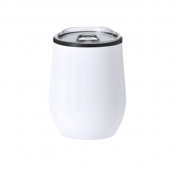 Vaso térmico compacto acero-PP formato equilibrado 330 ml