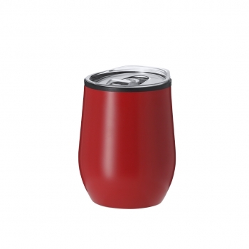 Vaso térmico compacto acero-PP formato equilibrado 330 ml