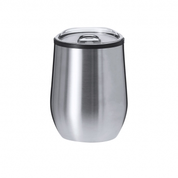 Vaso térmico compacto acero-PP formato equilibrado 330 ml