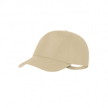 Gorra deportiva 5 paneles de poliéster RPET reciclado con protección UV50