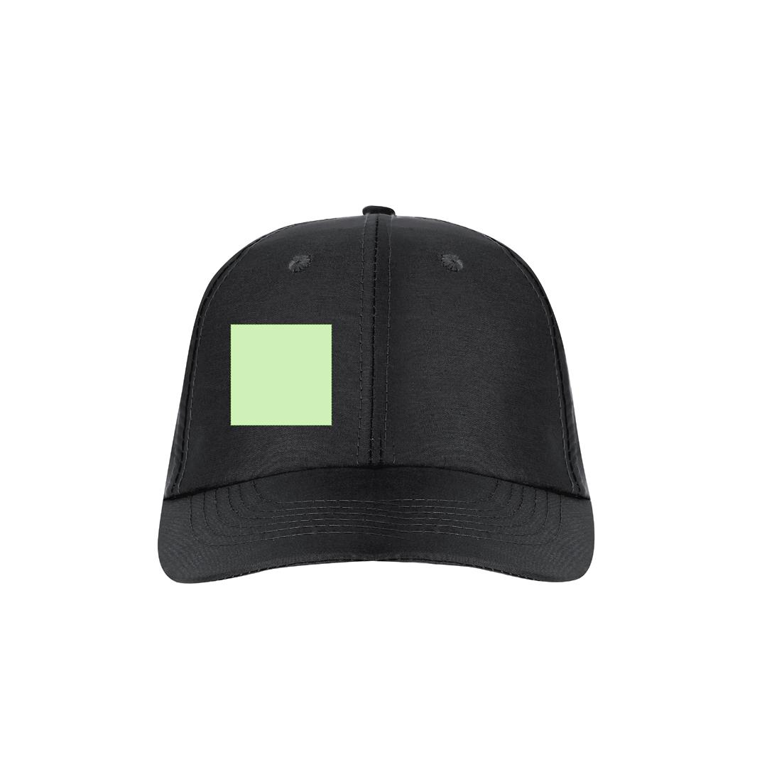 Gorra deportiva 6 paneles de poliéster RPET reciclado con protección UV50