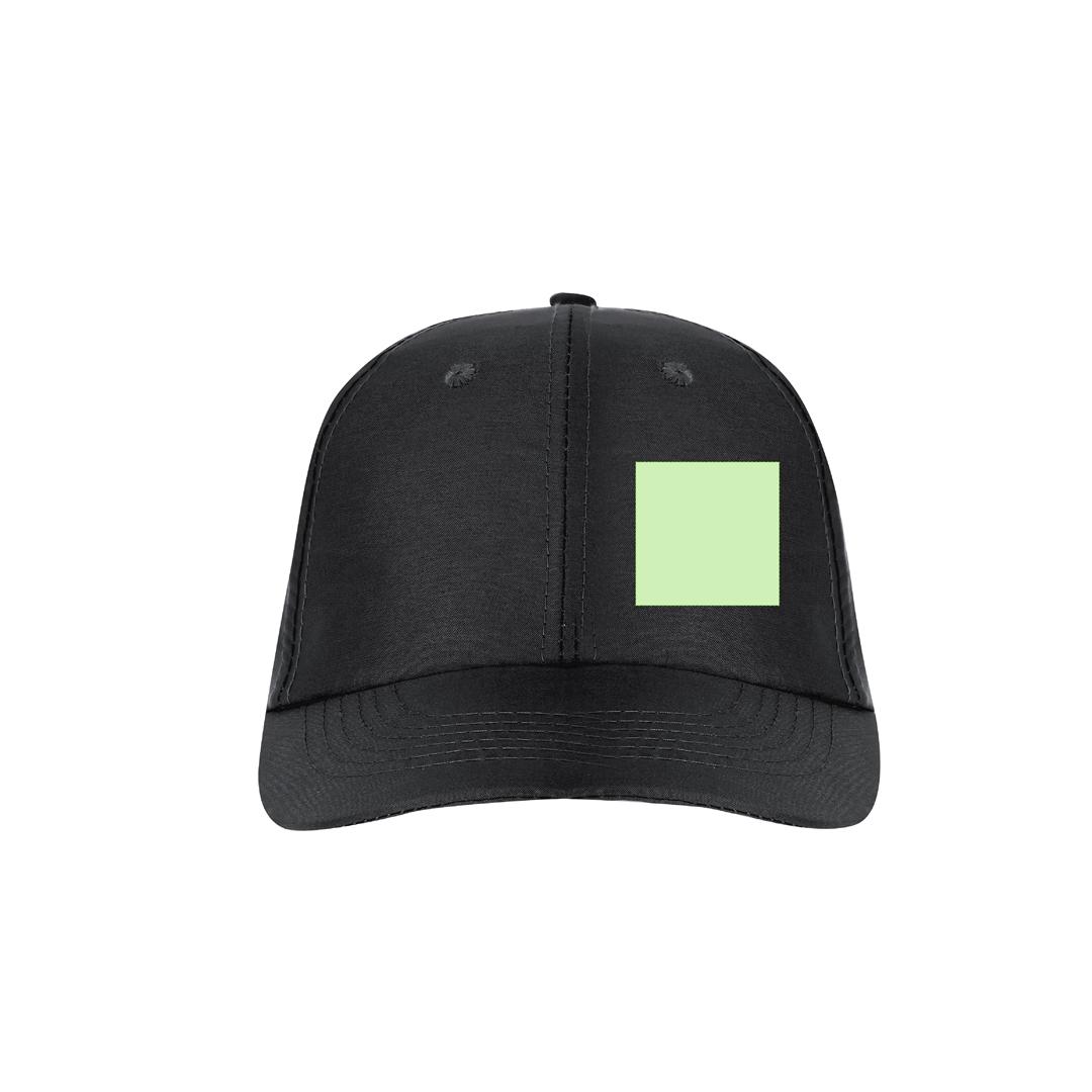 Gorra deportiva 6 paneles de poliéster RPET reciclado con protección UV50