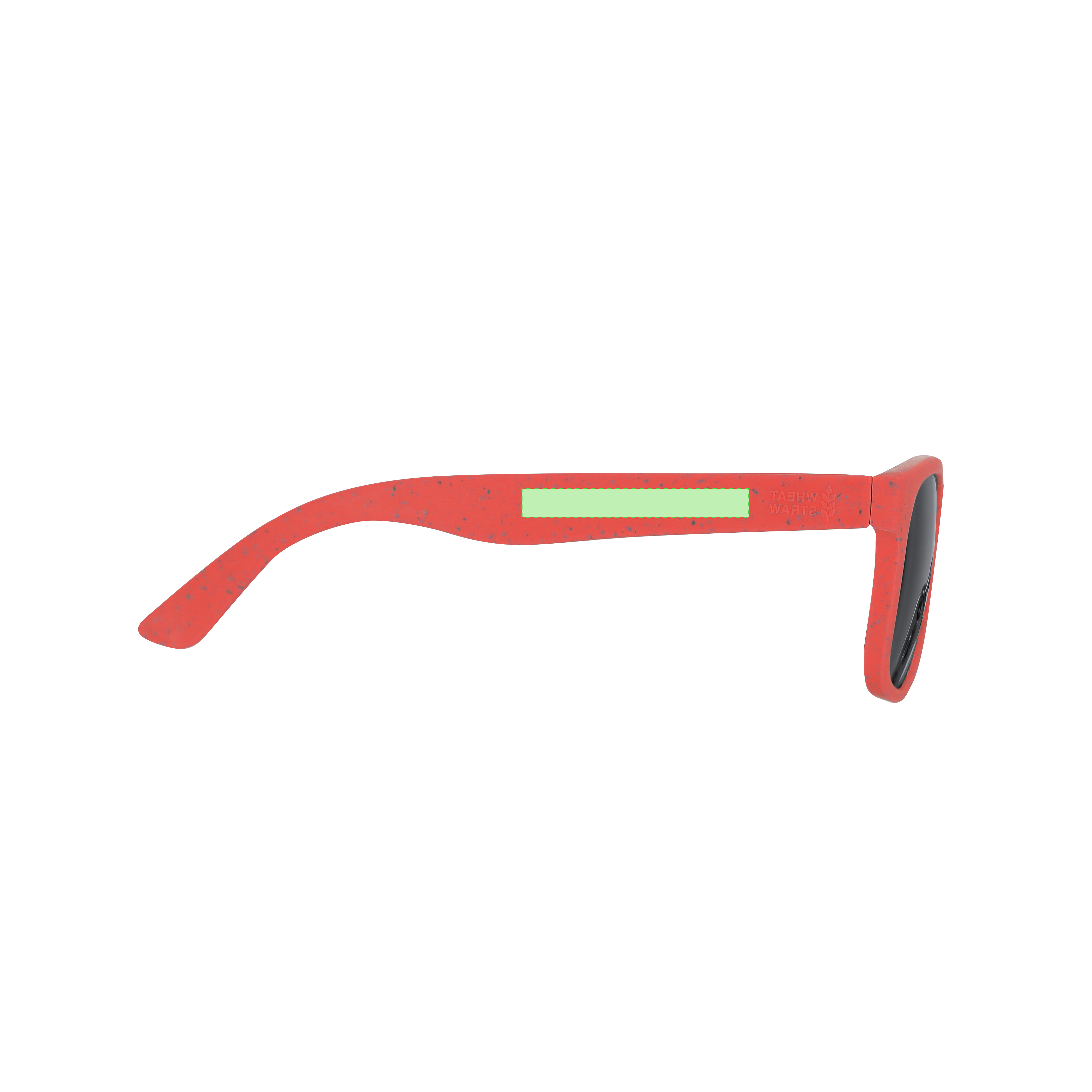 Gafas sol niño caña de trigo protección UV400 lentes negras