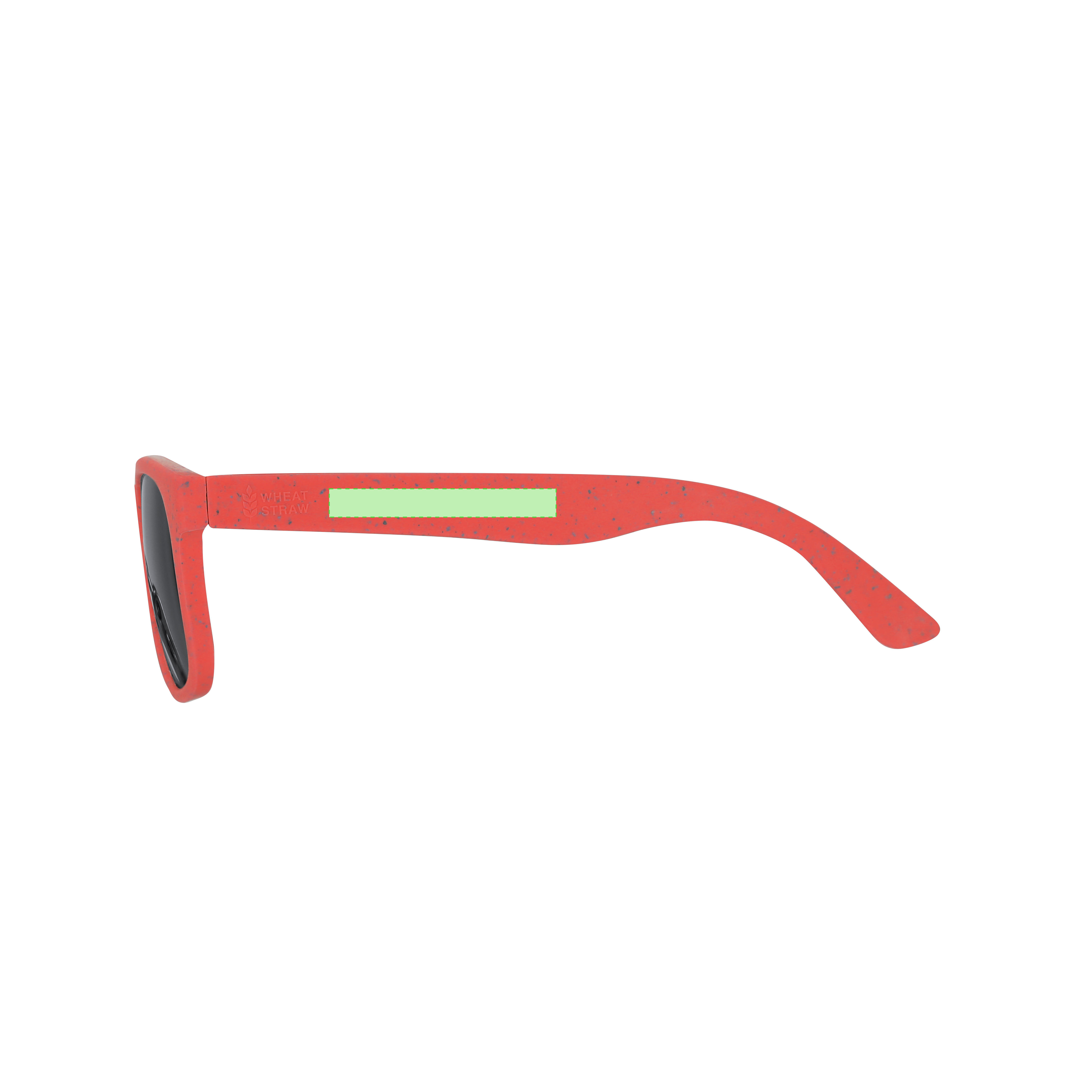 Gafas sol niño caña de trigo protección UV400 lentes negras