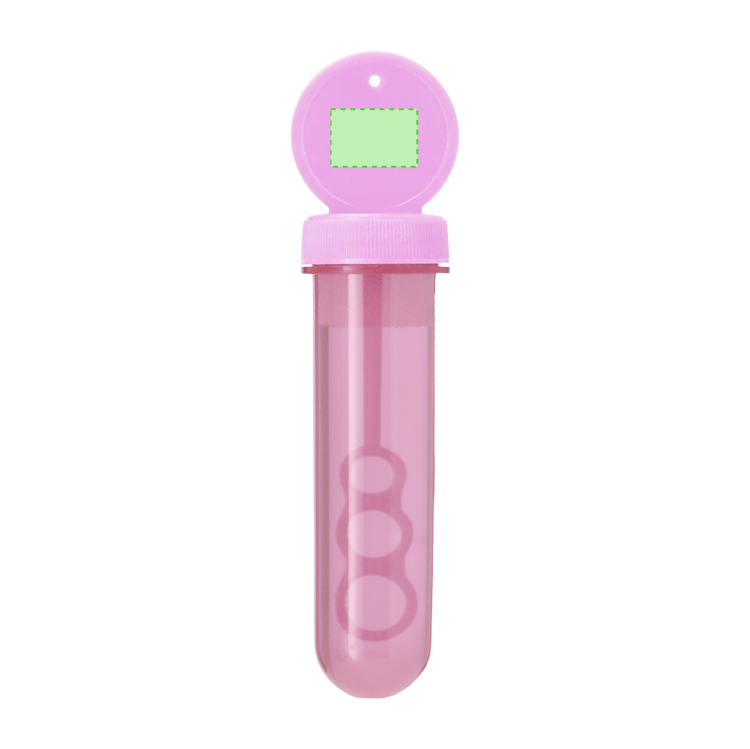 Pompero con aplicador especial 3 tamaños pompas líquido incluido 30 ml