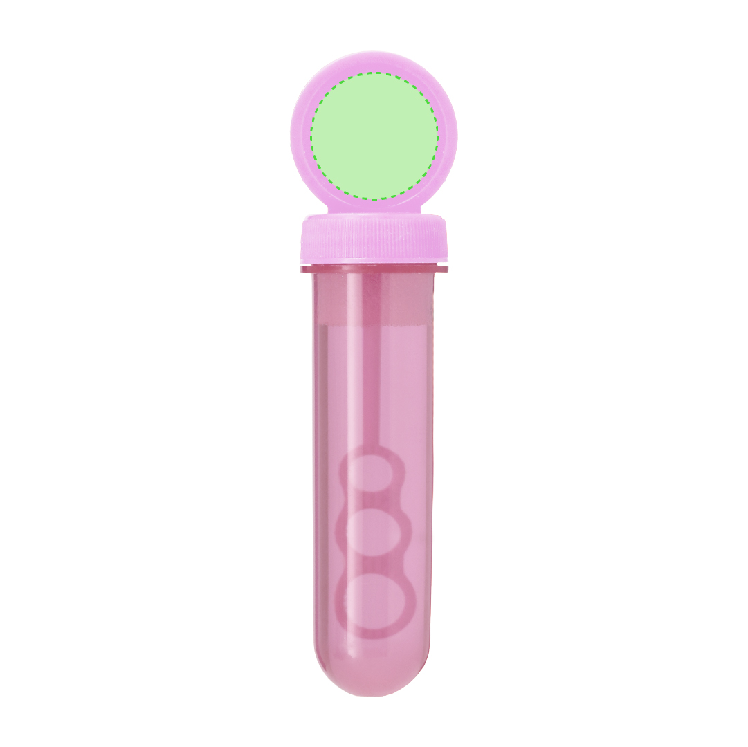 Pompero con aplicador especial 3 tamaños pompas líquido incluido 30 ml