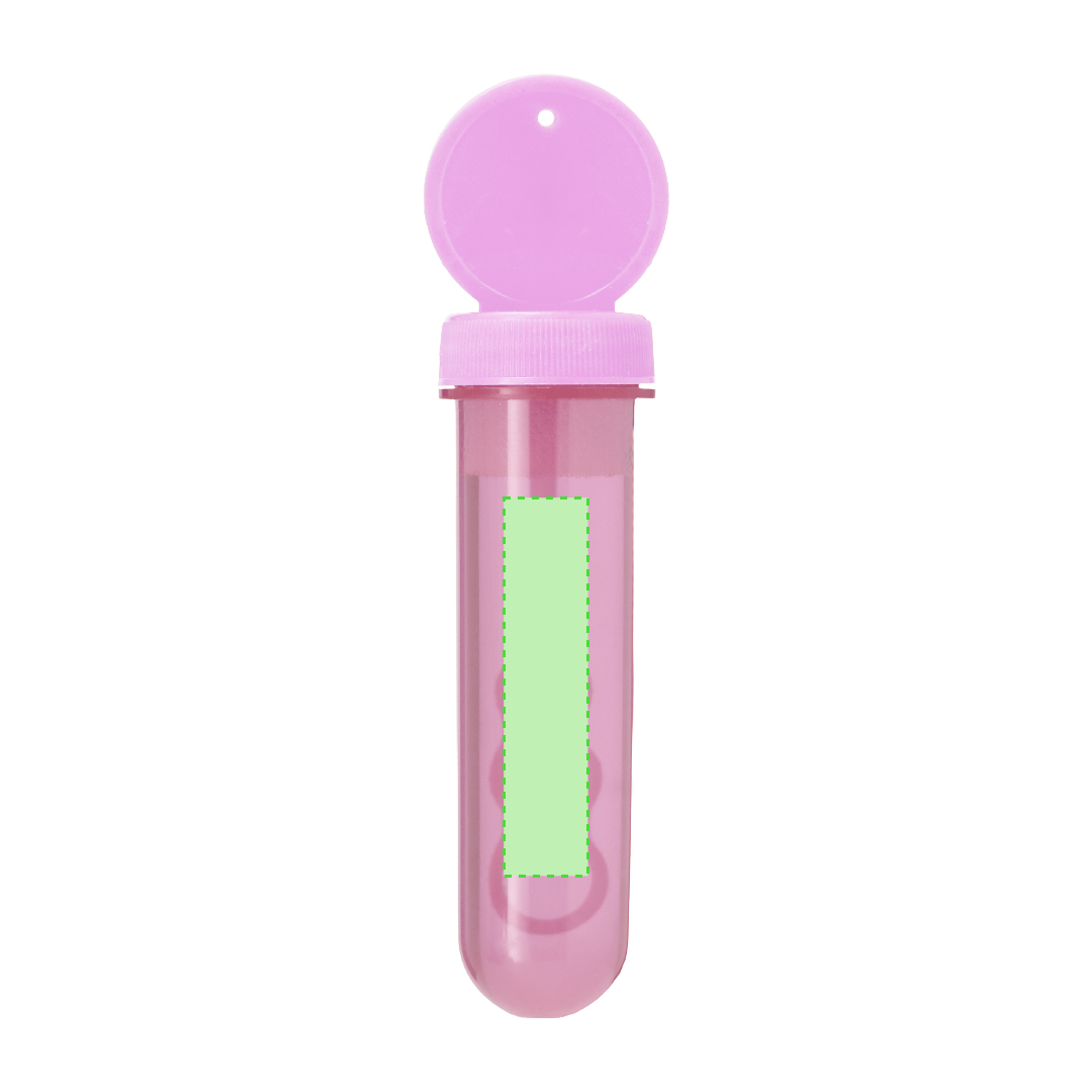Pompero con aplicador especial 3 tamaños pompas líquido incluido 30 ml