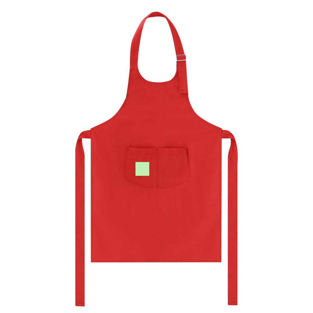 Delantal de cocina de algodón y poliéster TC infantil talla única