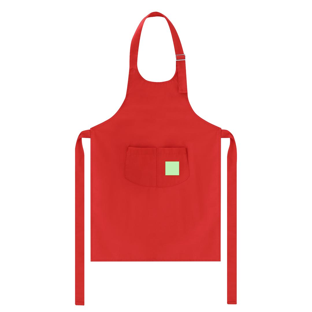 Delantal de cocina de algodón y poliéster TC infantil talla única