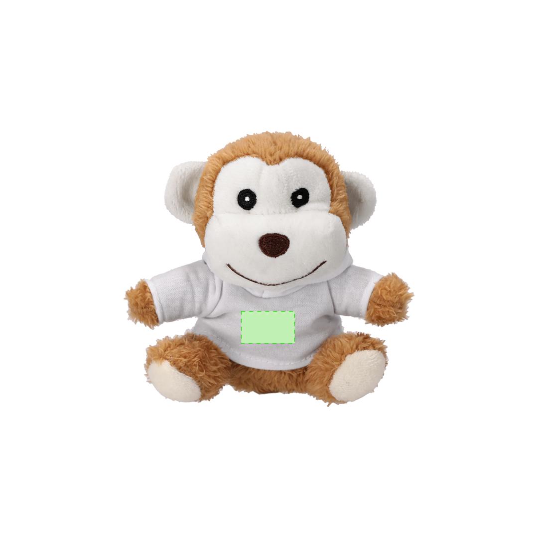 Oso de peluche con sudadera personalizable ideal para sublimación