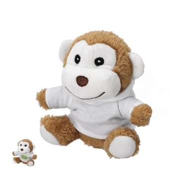 Oso de peluche con sudadera personalizable ideal para sublimación