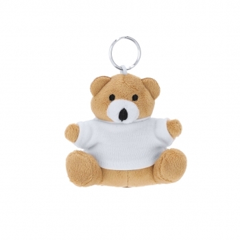 Llavero osito de peluche con camiseta personalizable sublimación