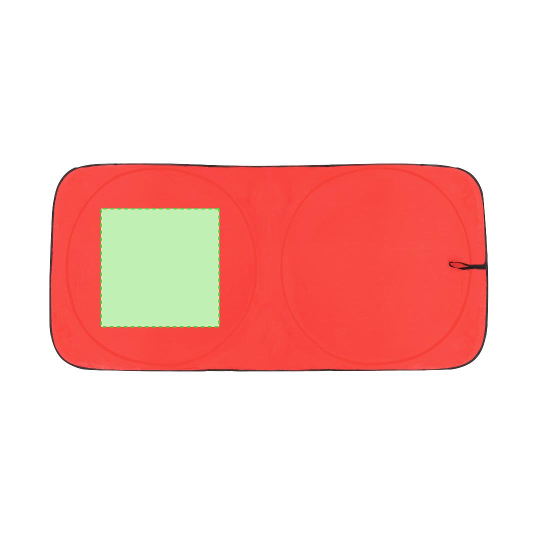 Parasol parabrisas poliéster 170T plegable funda transporte protección UV
