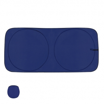Parasol parabrisas poliéster 170T plegable funda transporte protección UV