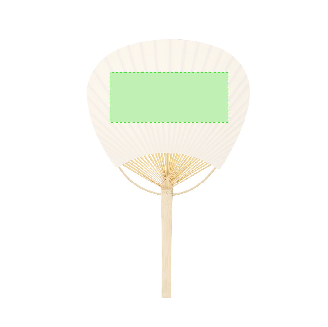 Pai pai de bambú y papel natural — combinación de materiales renovables (24x38,5 cm)