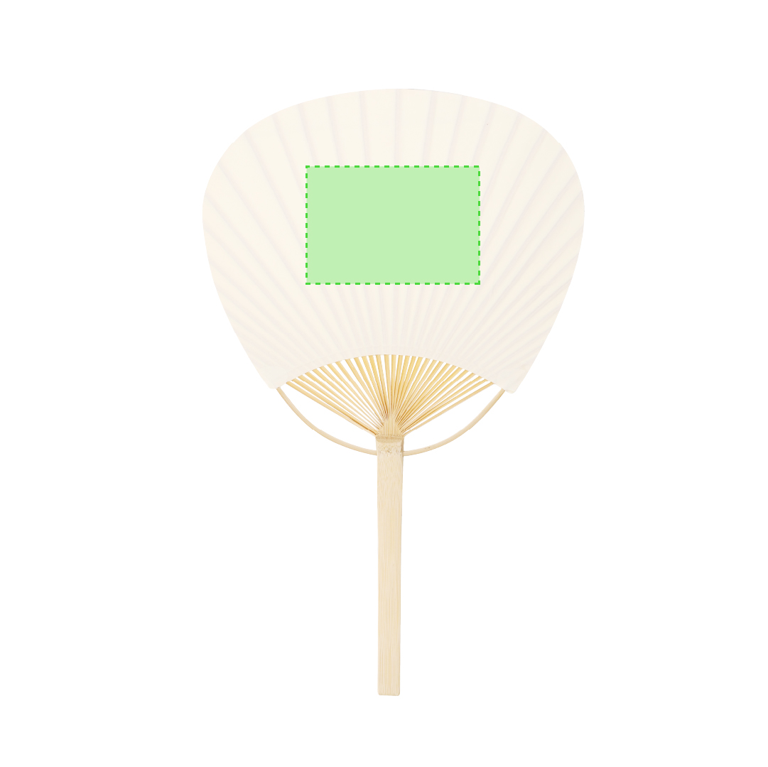 Pai pai de bambú y papel natural — combinación de materiales renovables (24x38,5 cm)
