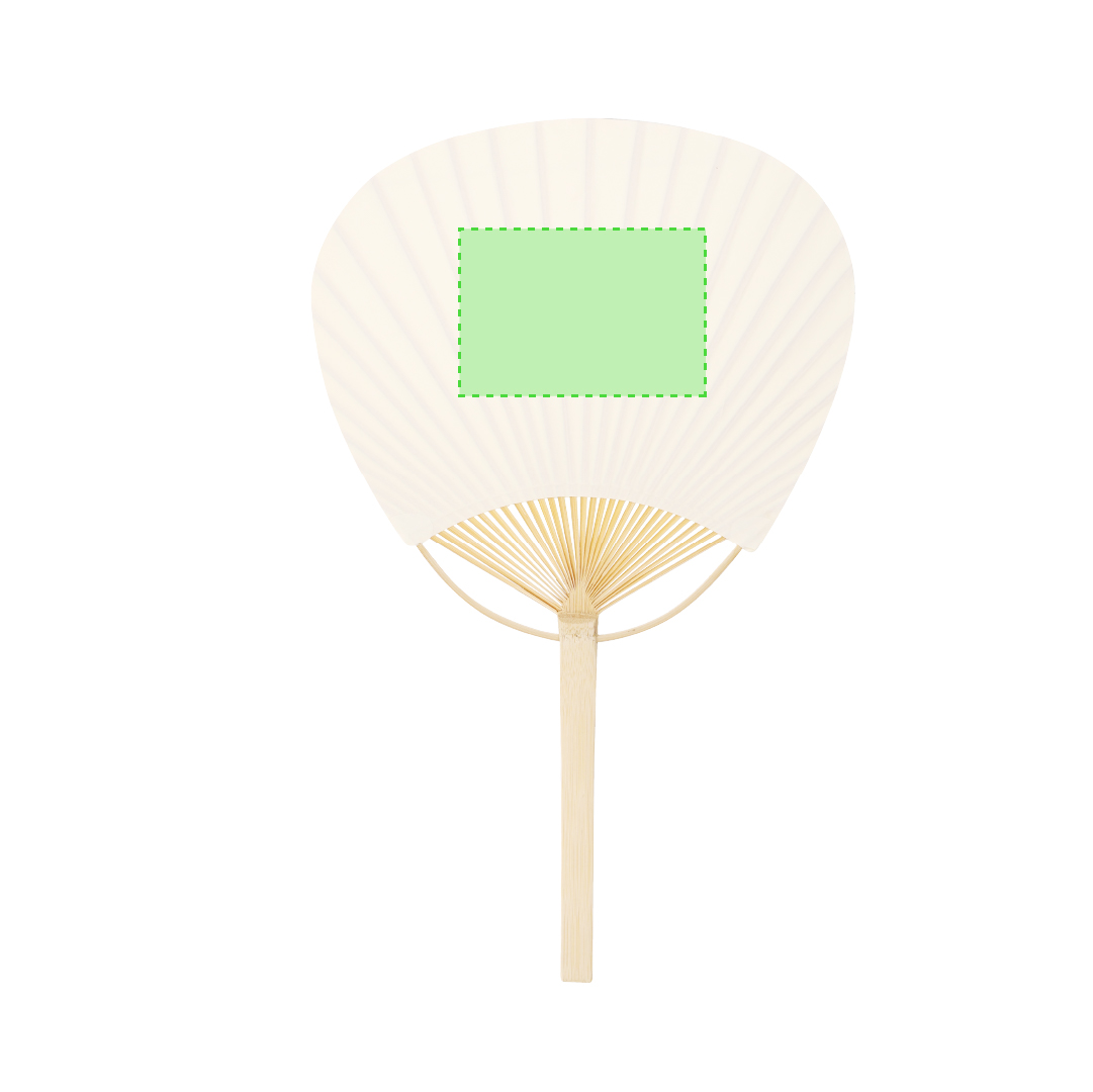 Pai pai de bambú y papel natural — combinación de materiales renovables (24x38,5 cm)
