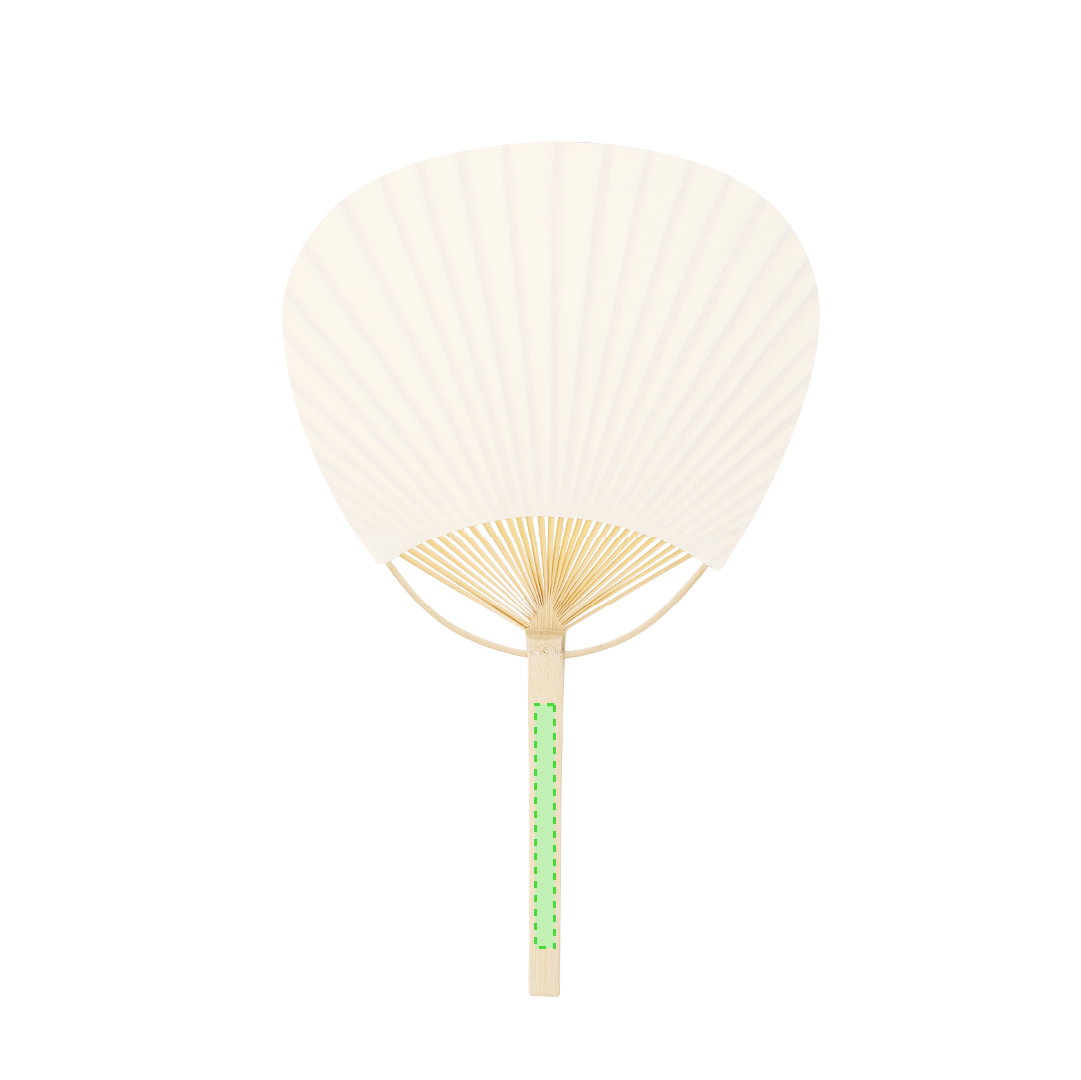 Pai pai de bambú y papel natural — combinación de materiales renovables (24x38,5 cm)