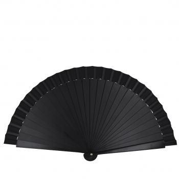 Abanico resistente de varillas de PP y tela de poliéster 210D a juego — diseño ligero de gran durabilidad (42,5x23 cm)